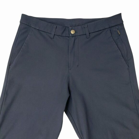 Lululemon Pant Mens 31x 27 Navy ABC Classic Slim Fit Performance Activewear - Picture 2 of 12